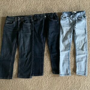 Boys Jean bundle size 6 skinny and straight leg adjustable waist